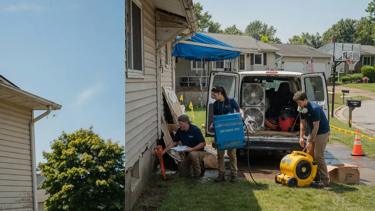 Ceiling Leak Cleanup in Titusville, PA near me